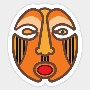 African mask #2 Sticker